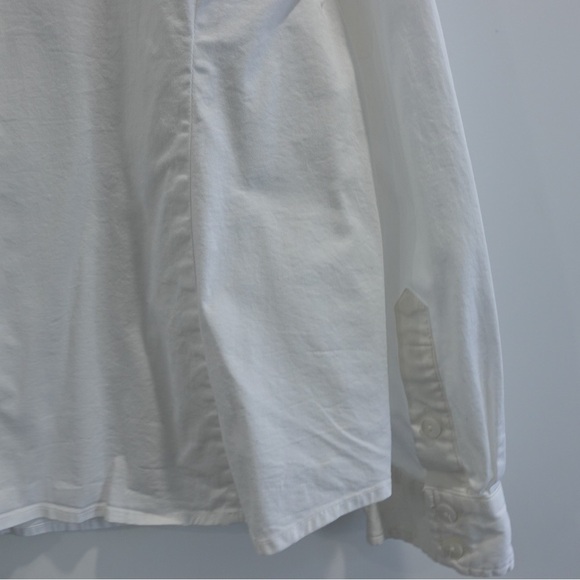 Linea Louis Dell’Olio Sz 3X White Button Front Shirt w/ Pocket Button Up - Picture 11 of 14